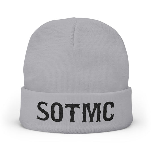 SOTMC Embroidered Knit Beanie — Cozy Winter Cuff Hat