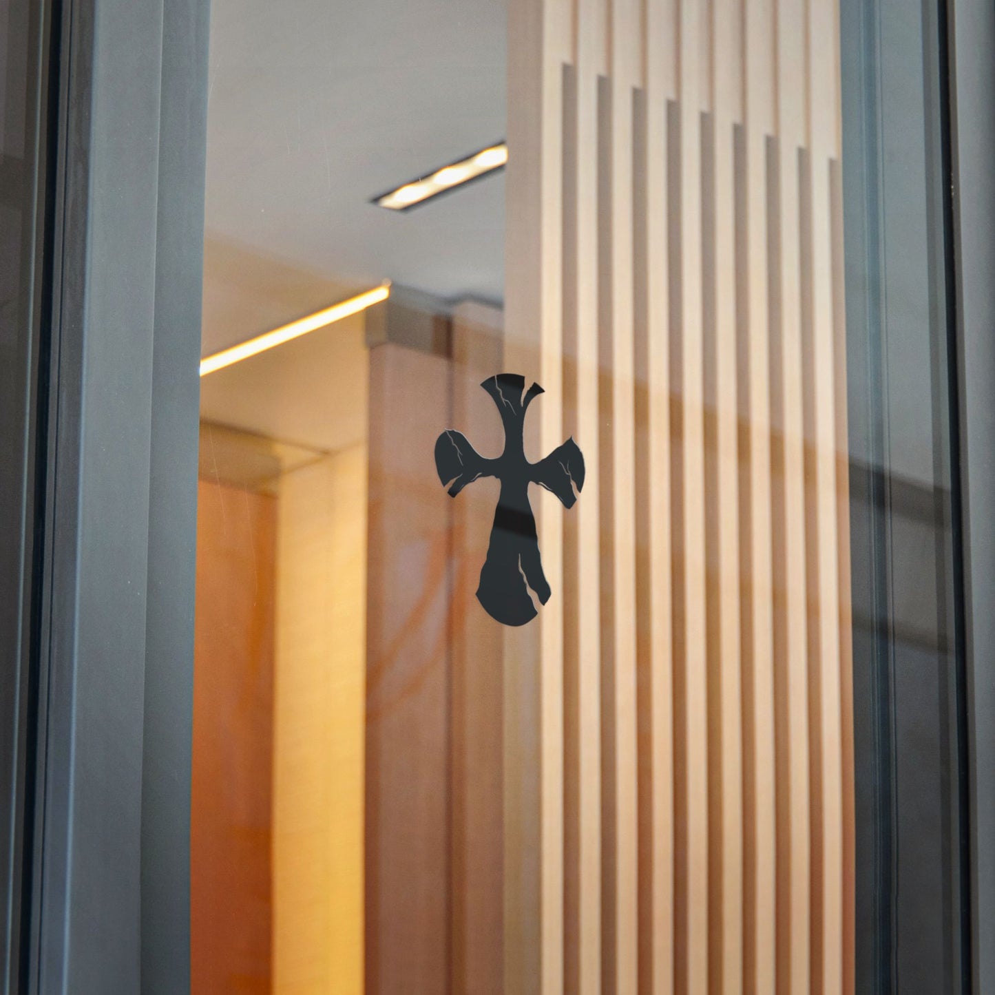 Support Cross Die Cut Sticker