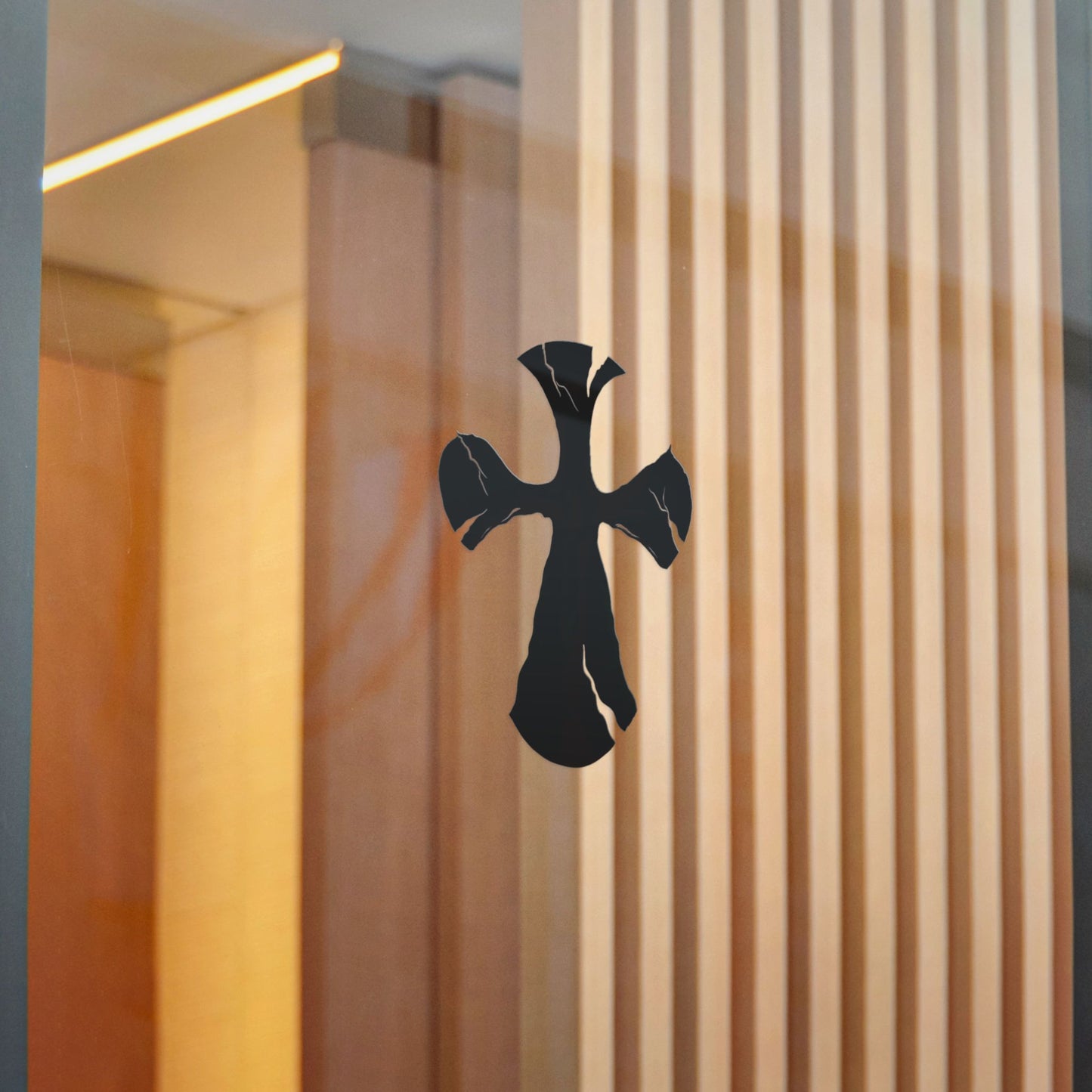 Support Cross Die Cut Sticker