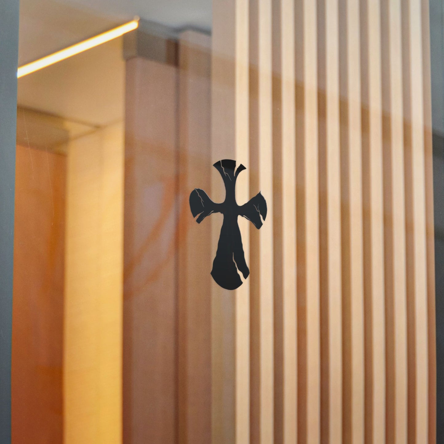 Support Cross Die Cut Sticker